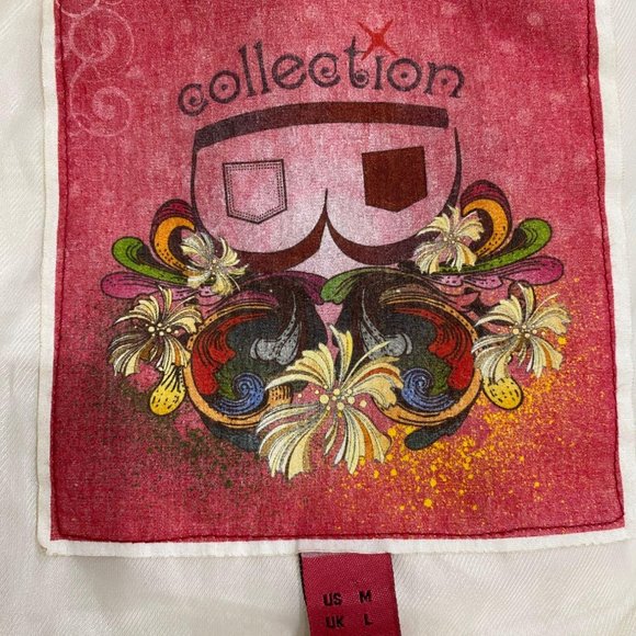 Bernardo Collection Fluffy Cream Jacket Medium - Picture 9 of 9